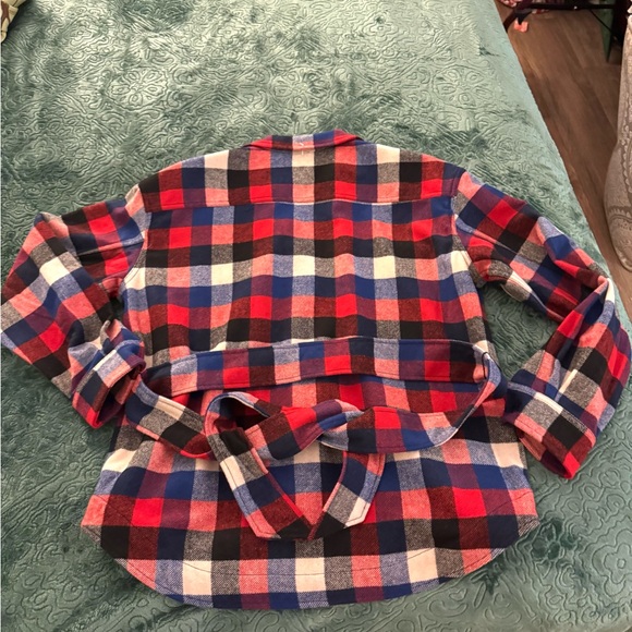 Ralph Lauren NWT Buffalo Plaid Red&Blue Wool Blend Yarn Dyed light jacket PL - Picture 8 of 16